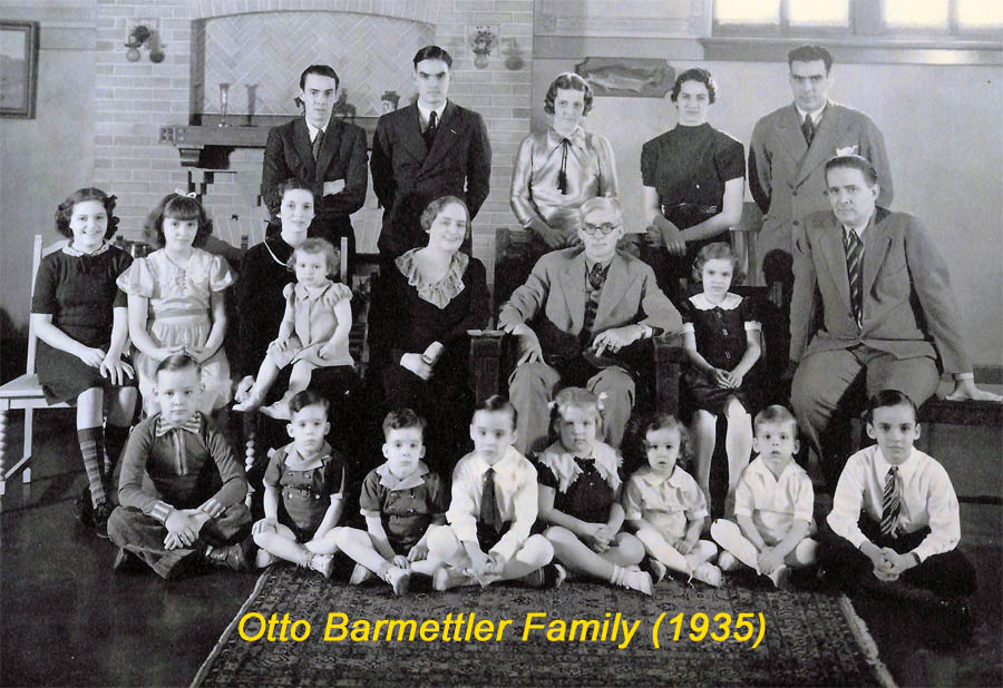 Otto Barmettler family 1935